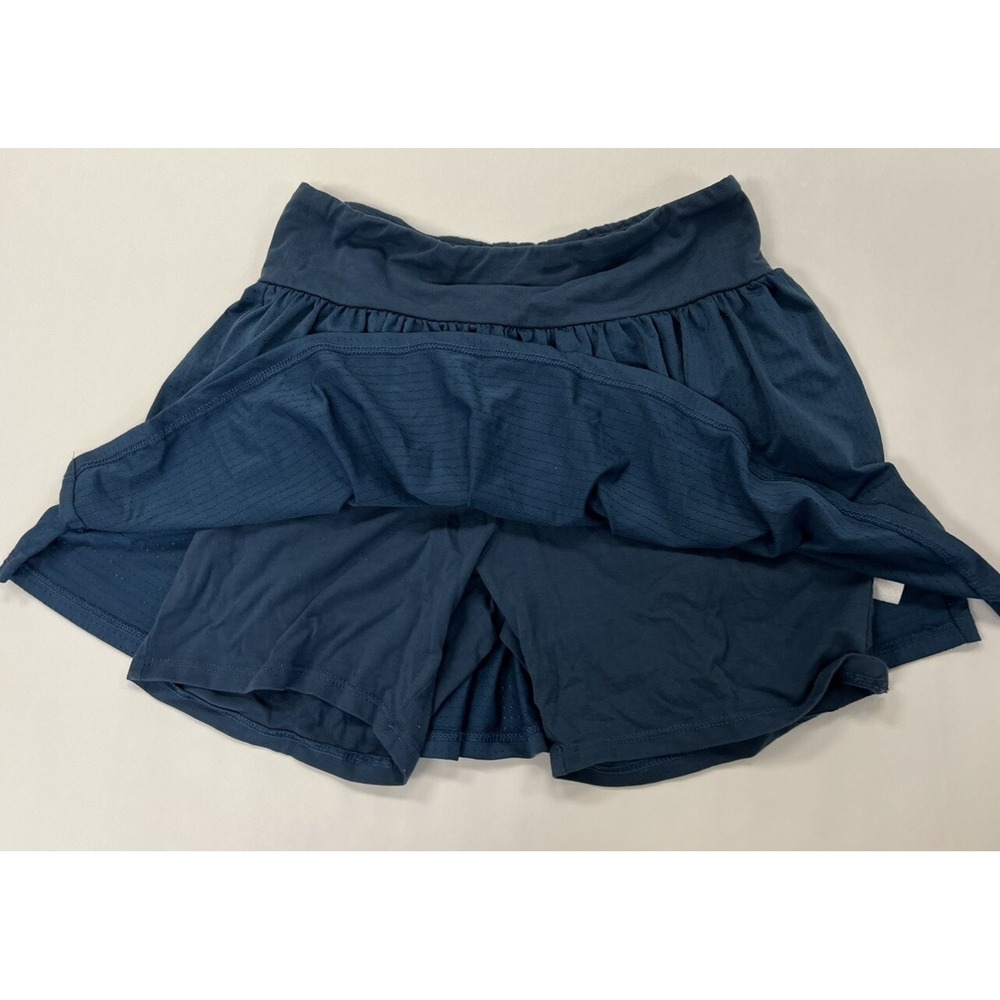 Z By Zella Girls Large Skirt With Attached Shorties Underneath Dark Blue Soft
